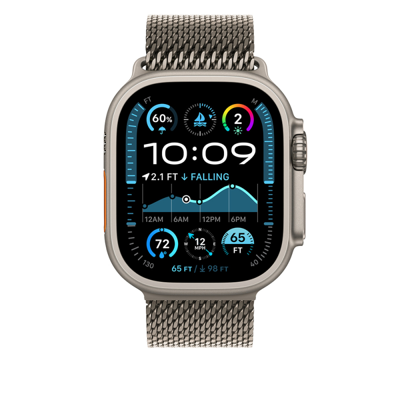 Apple Watch Ultra 49mm Zore KRD-100 Titanyum Hasır Kordon - 7