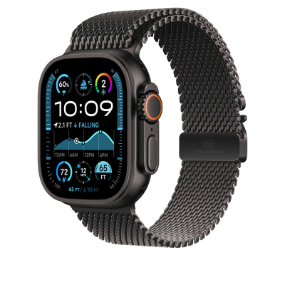 Apple Watch Ultra 49mm Zore KRD-100 Titanyum Hasır Kordon - 1