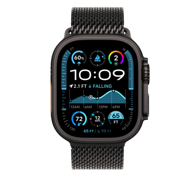 Apple Watch Ultra 49mm Zore KRD-100 Titanyum Hasır Kordon - 5