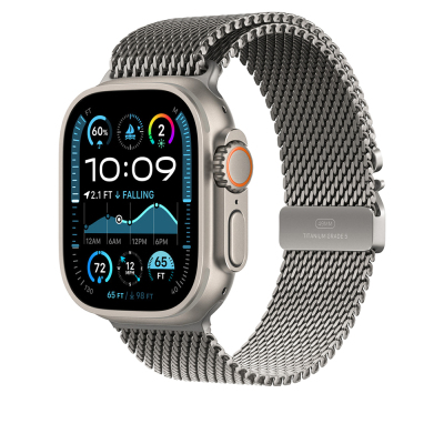 Apple Watch Ultra 49mm Zore KRD-100 Titanyum Hasır Kordon - 4