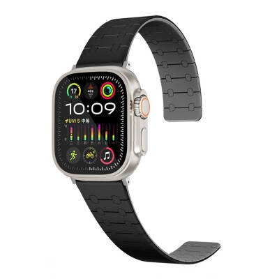 Apple Watch Ultra 49mm Zore KRD-111 Çizgili Desenli Silikon Kordon - 16