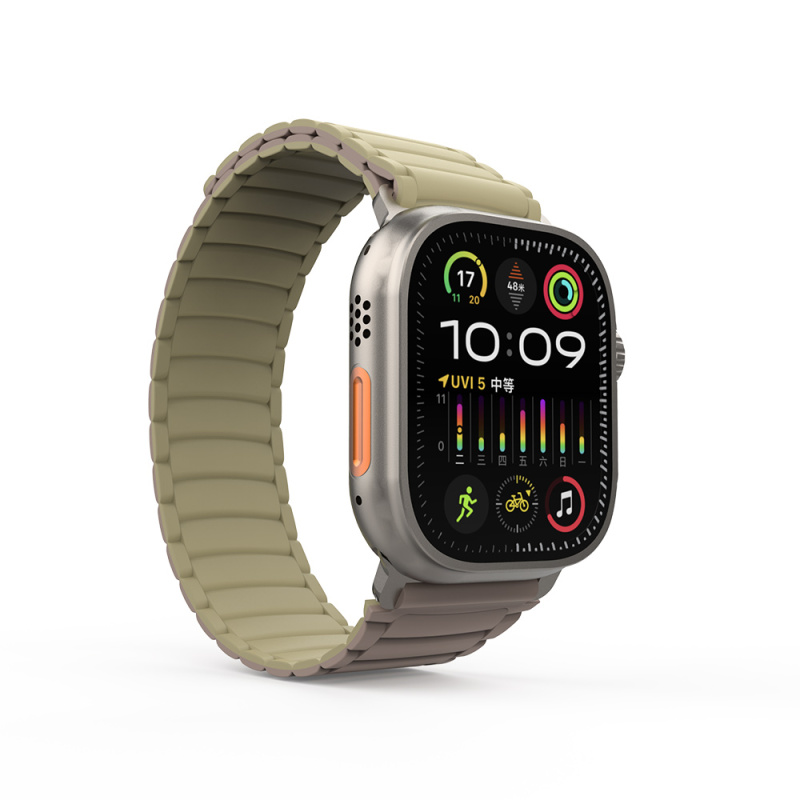 Apple Watch Ultra 49mm Zore KRD-122 Silikon Kordon Strap Kayış - 14