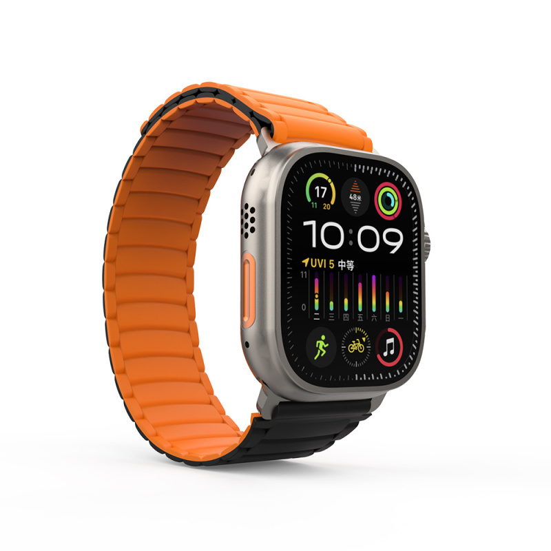 Apple Watch Ultra 49mm Zore KRD-122 Silikon Kordon Strap Kayış - 8