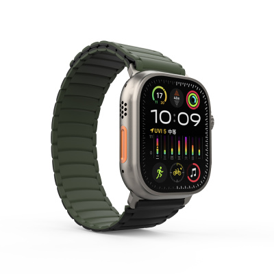 Apple Watch Ultra 49mm Zore KRD-122 Silikon Kordon Strap Kayış - 20