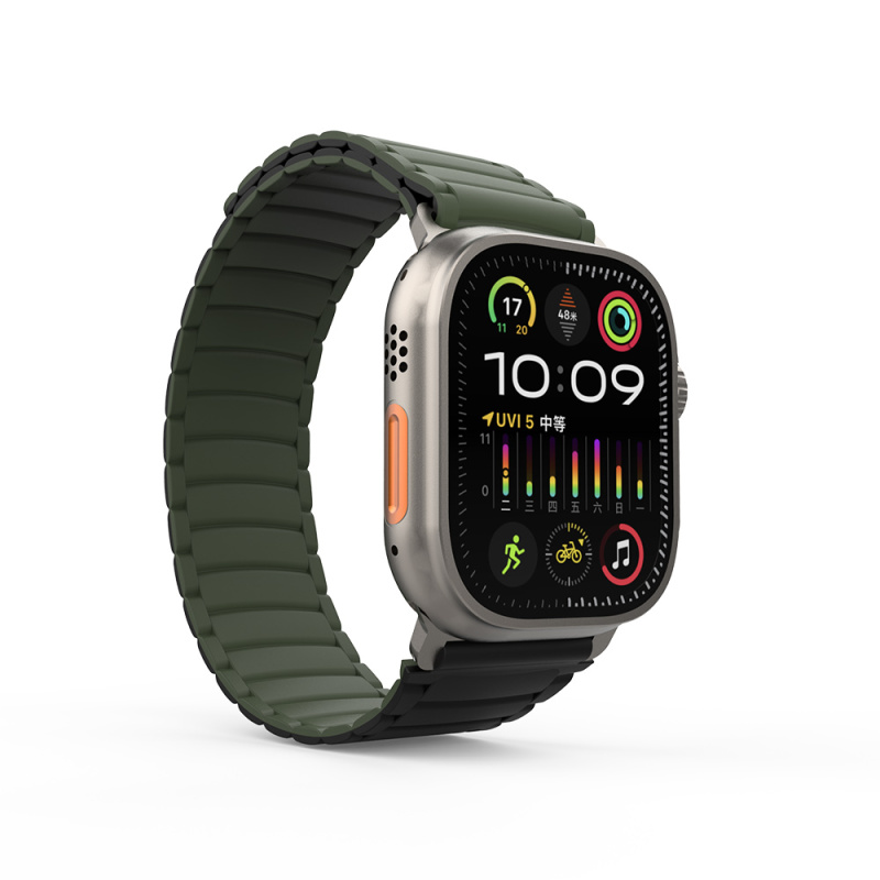 Apple Watch Ultra 49mm Zore KRD-122 Silikon Kordon Strap Kayış - 28