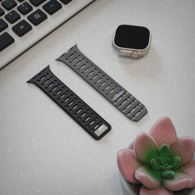 Apple Watch Ultra 49mm Zore KRD-124 Silikon Kordon Strap Kayış - 22