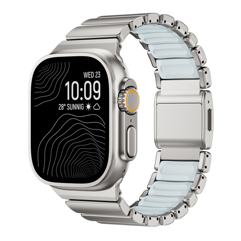 Apple Watch Ultra 49mm Zore KRD-151 Metal Silicone Band - 2