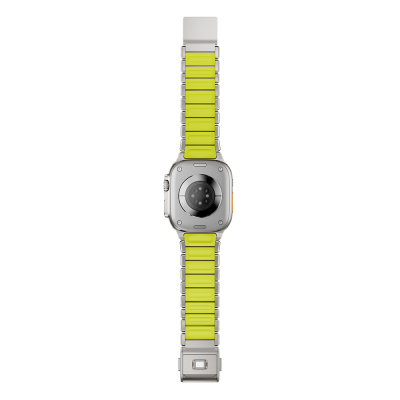 Apple Watch Ultra 49mm Zore KRD-152 Titanium Silicone Band - 16