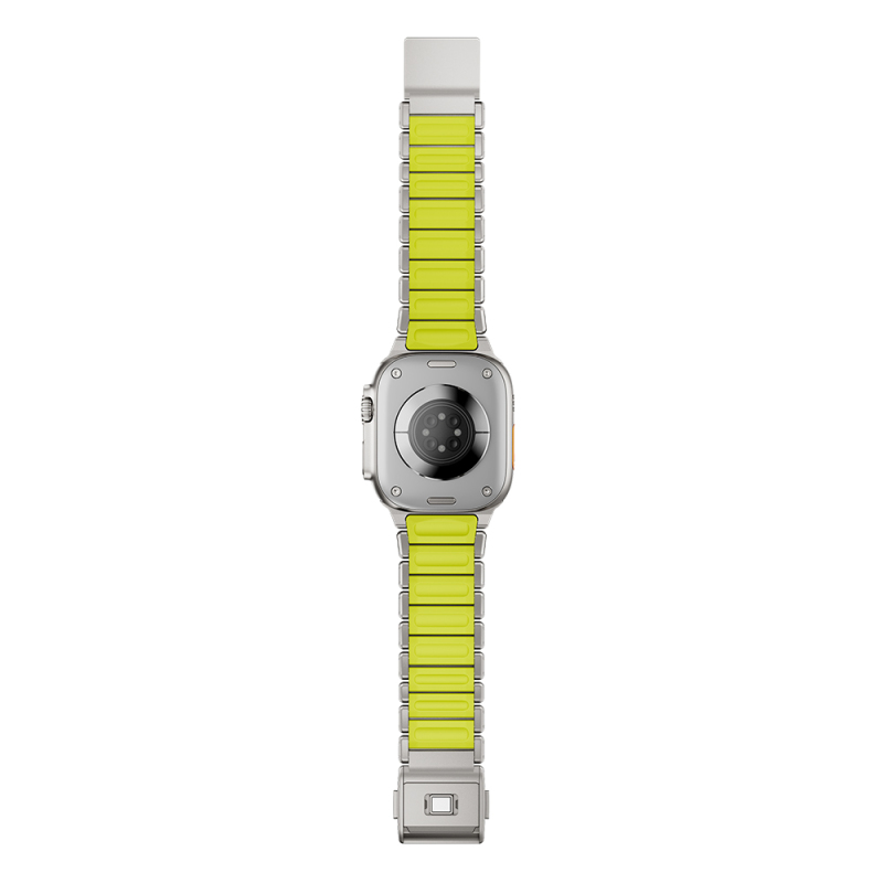 Apple Watch Ultra 49mm Zore KRD-152 Titanium Silicone Band - 16