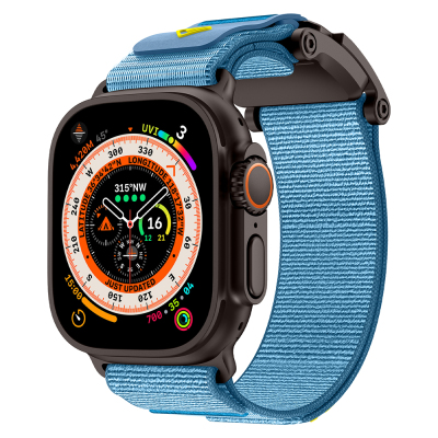 Apple Watch Ultra 49mm Zore KRD-154 Naylon Kumaş Hasır Örgülü Kordon - 5