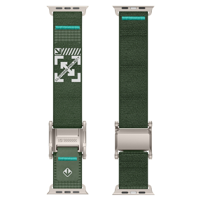 Apple Watch Ultra 49mm Zore KRD-154 Nylon Mesh Strap - 64