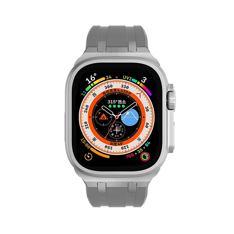 Apple Watch Ultra 49mm Zore KRD-89 Silikon Kordon - 6