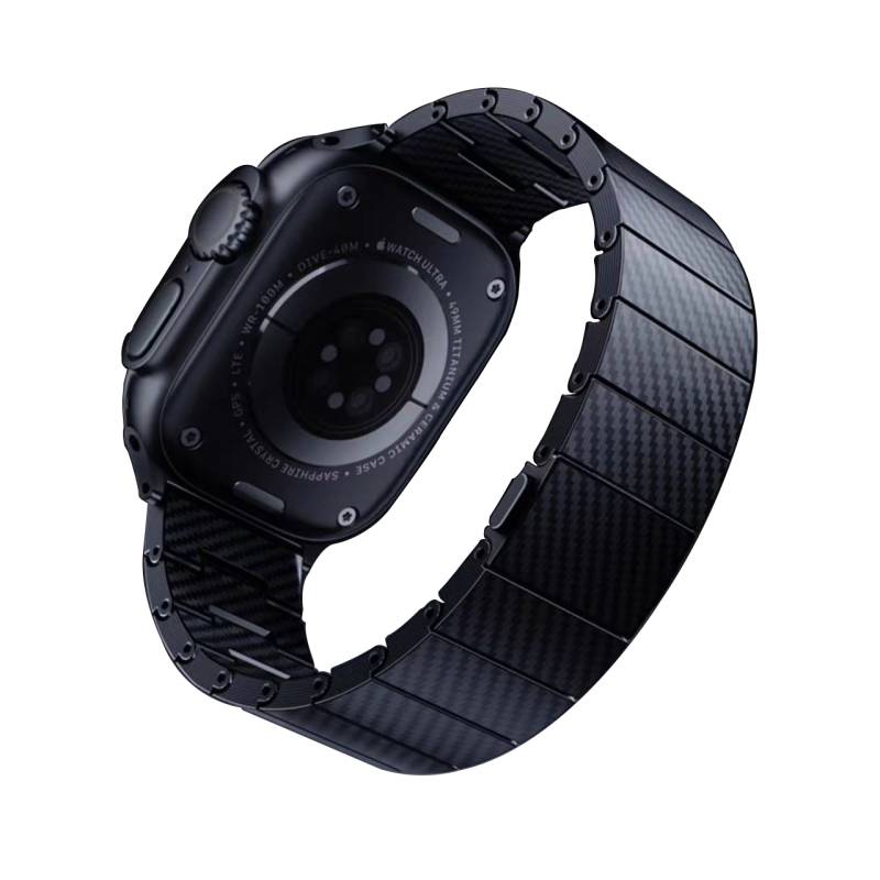 Apple Watch Ultra 49mm Zore KRD-90 600D Carbon Fiber Band - 1