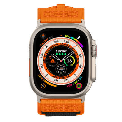 Apple Watch Ultra 49mm Zore KRD-99 Hasır Kordon - 4