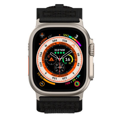 Apple Watch Ultra 49mm Zore KRD-99 Hasır Kordon - 28
