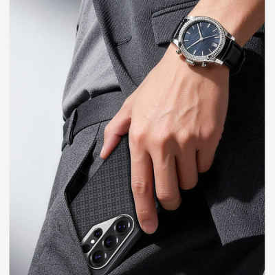 Benks ArmorPro ArmorGrid Series Kevlar Case for Galaxy S26 Ultra with M-Safe Charging Feature - 8