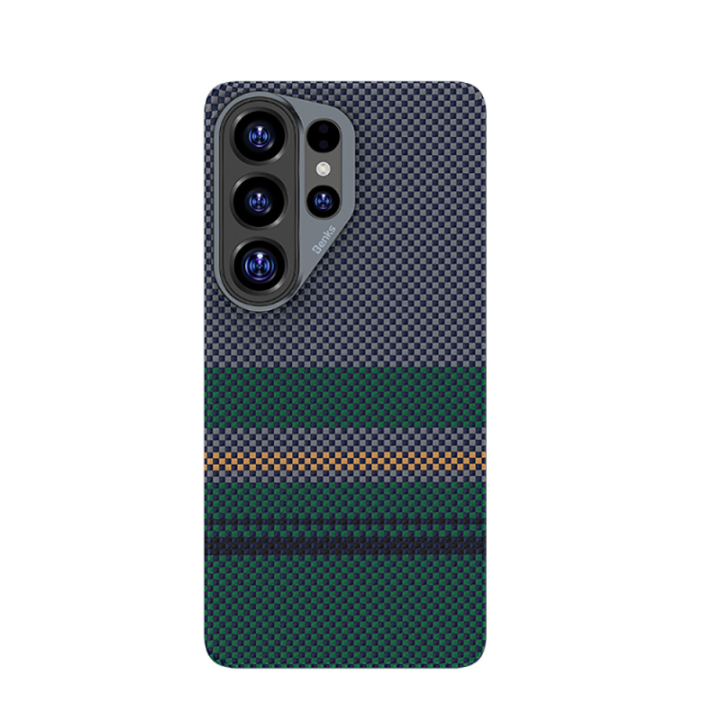 Benks Aurora ArmorAir Kevlar Case for Galaxy S26 Ultra with M-safe Charging Feature and Carbon Fiber Design. - 1