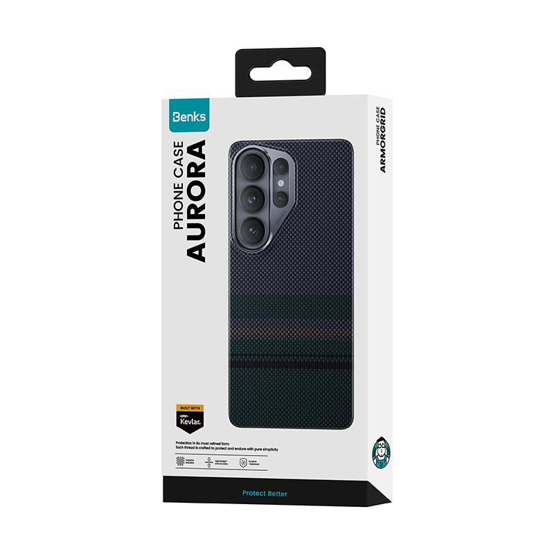 Benks Aurora ArmorAir Kevlar Case for Galaxy S26 Ultra with M-safe Charging Feature and Carbon Fiber Design. - 11