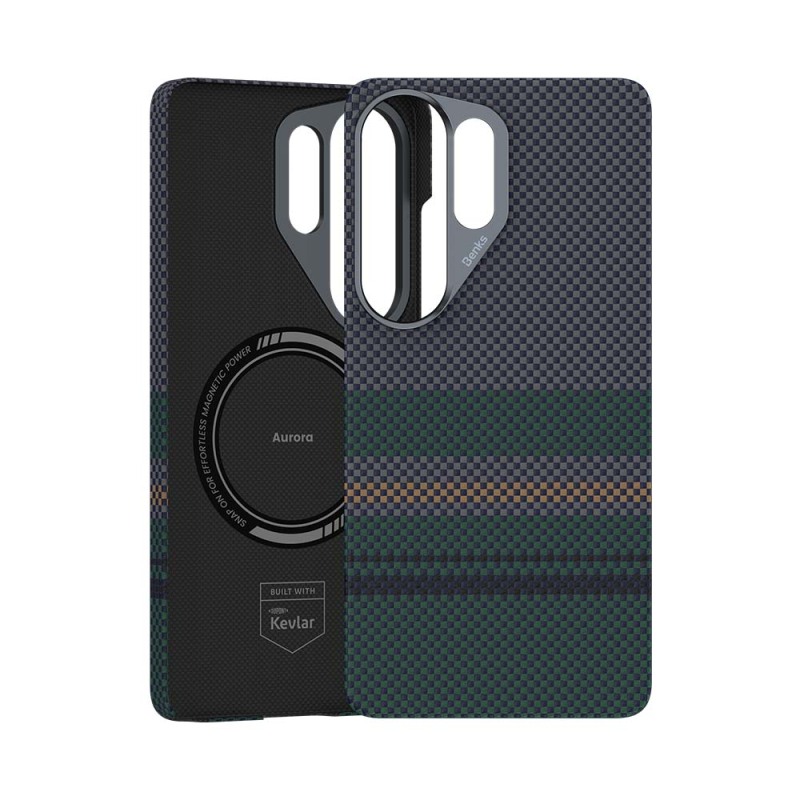 Benks Aurora ArmorPro Kevlar Case for Galaxy S26 Ultra with M-safe Charging Feature and Carbon Fiber Design. - 5