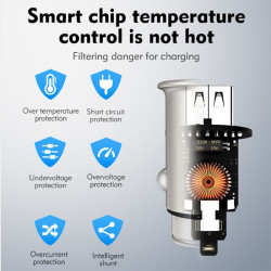 Benks C27 Dual Usb Car Charger 4.8A - 7