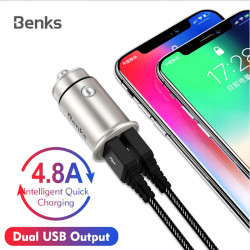 Benks C27 Dual Usb Car Charger 4.8A - 8