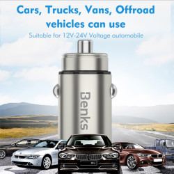 Benks C27 Dual Usb Car Charger 4.8A - 9