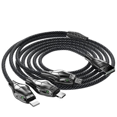 Benks D27 3 in 1 Snake Lightning+Lightning+Micro Cable 1.5M - 1
