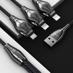 Benks D27 3 in 1 Snake Lightning+Lightning+Micro Cable 1.5M - 6