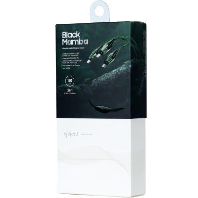 Benks D27 3 in 1 Snake Lightning+Lightning+Micro Cable 1.5M - 8