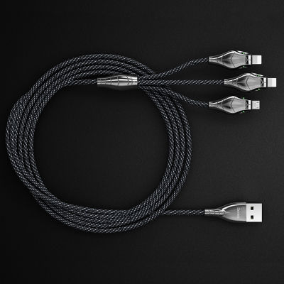 Benks D27 3 in 1 Snake Lightning+Lightning+Micro Cable 1.5M - 9
