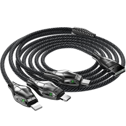 Benks D27 3 in 1 Snake Lightning+Lightning+Type-C Cable 1.5M - 1