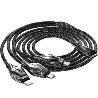 Benks D27 3 in 1 Snake Lightning+Lightning+Type-C Cable 1.5M - 1