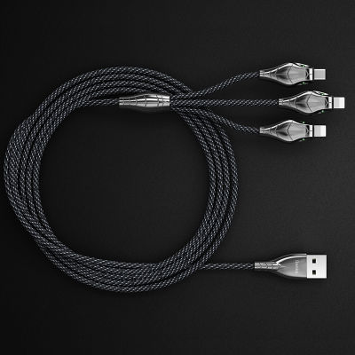 Benks D27 3 in 1 Snake Lightning+Lightning+Type-C Cable 1.5M - 7