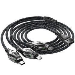 Benks D27 3 in 1 Snake Lightning+Micro+Type-C Cable 1.5M - 8