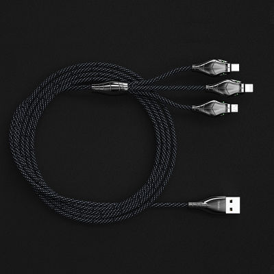 Benks D27 3 in 1 Snake Lightning+Micro+Type-C Cable 1.5M - 6