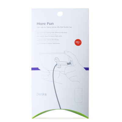 Benks D30 Lightning Game Cable With Dual Suction 2M - 5