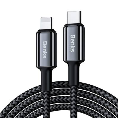 Benks D43 Type-C to Lightning PD Fast Charge and Data Cable 480Mbps 2 Meters - 1