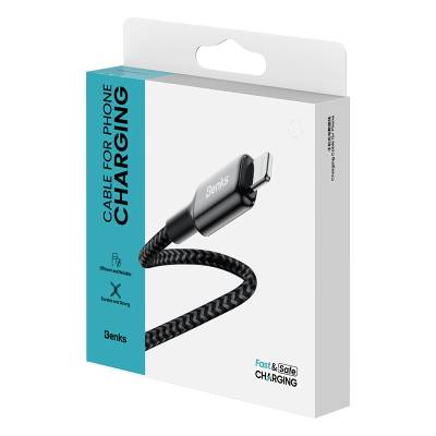 Benks D43 Type-C to Lightning PD Hızlı Şarj ve Data Kablo 480Mbps 1.2 Metre - 7