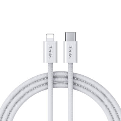 Benks D46 Type-C to Lightning PD 3.0 Braided Charging and Data Cable 60W 1 Meter - 3