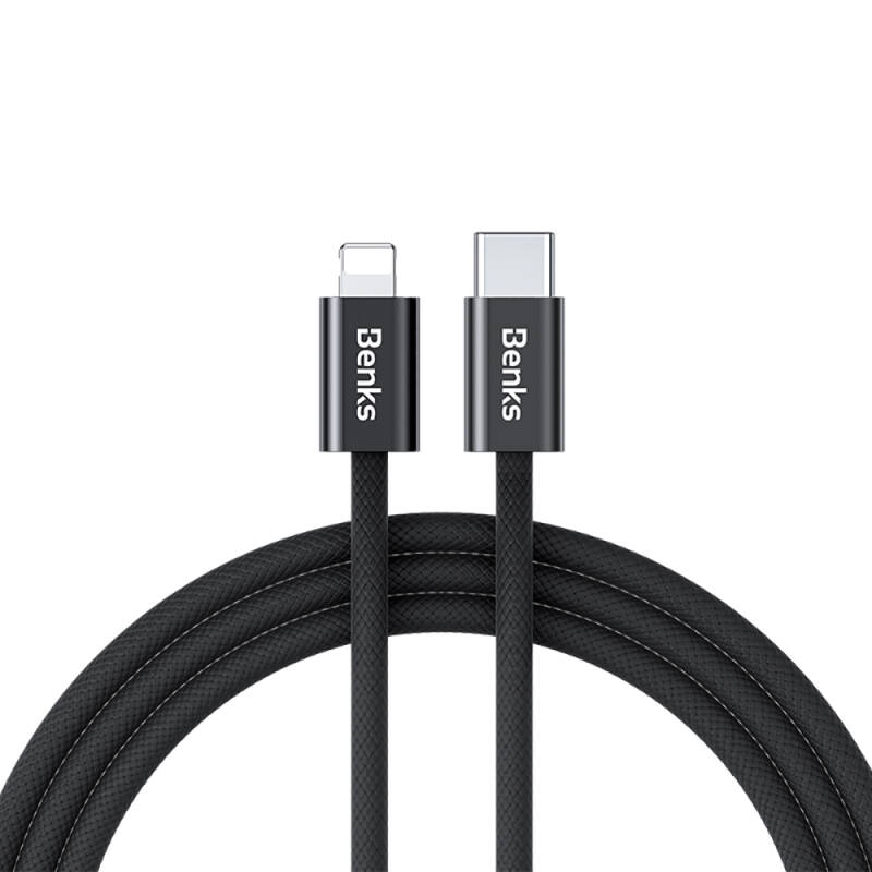 Benks D46 Type-C to Lightning PD 3.0 Braided Charging and Data Cable 60W 1 Meter - 2