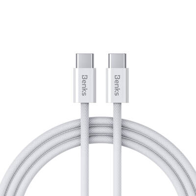 Benks D46 Type-C to Type-C PD 3.0 Braided Charging and Data Cable 60W 1 Meter - 1