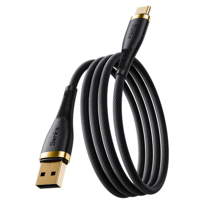 Benks D47 USB-A to Type-C PD 3.0 Braided Charging and Data Cable 66W 1 Meter - 2