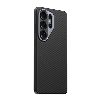 Benks Hybrid ArmorPro 600D Kevlar Case for Galaxy S26 Ultra, Carbon Fiber, with M-safe Charging Feature. - 2