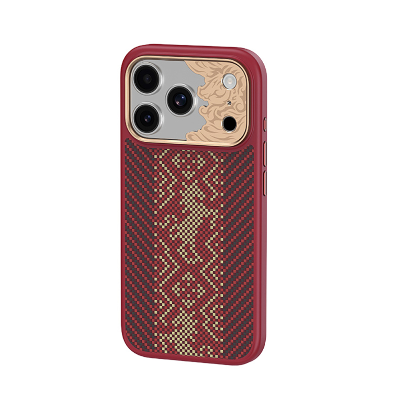 Benks Knight ArmorPro Kevlar Case for Apple iPhone 17 Pro Max with M-safe Charging Feature and Carbon Fiber Design. - 3