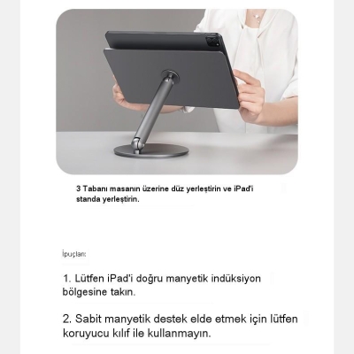 Benks L43 Infinity Pro Pad 360 Rotating Magnet 11 İnches Tablet Stand - 9