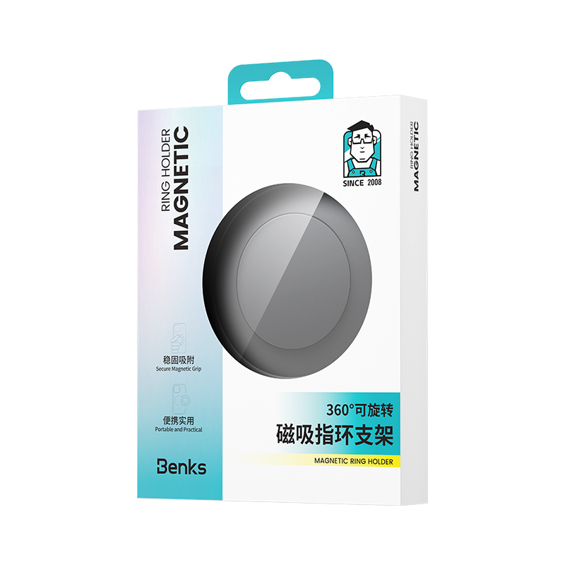 Benks L53 VitaPro Magnetik M-safe Airbag Parmak Ring Stand - 5