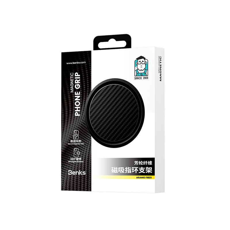 Benks L56 Magnetik 360 Derece Dönebilen ArmorPop Kevlar Tasarımlı Parmak Ring Stand - 11