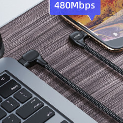 Benks M15 MFI Dual Right-Angle Fast Charging Kablo - 9
