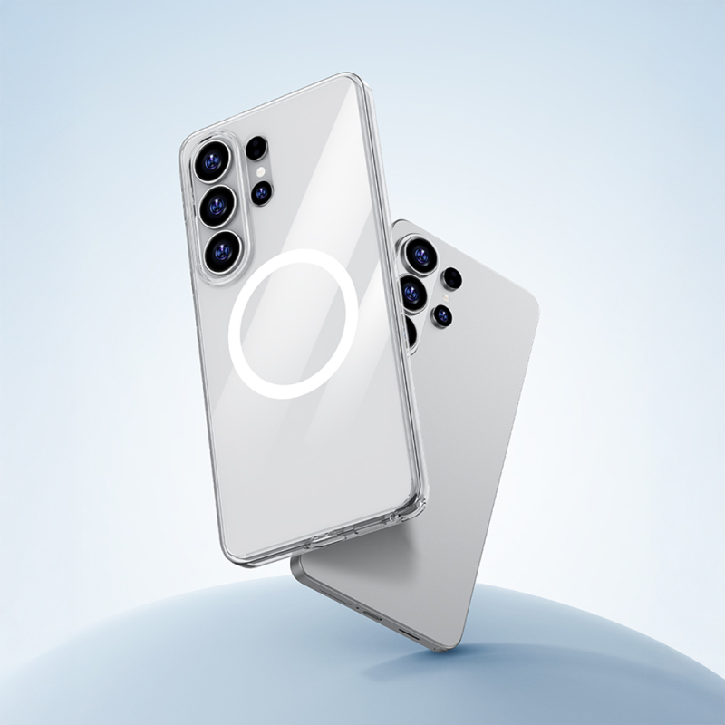 Benks Magnetic Crystal Series Transparent Case for Galaxy S26 Ultra with M-safe Charging Feature - 8