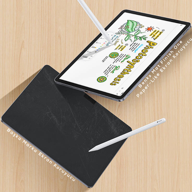 Benks Matte Paper-Like Screen Protector for Apple iPad Pro 11 2025 M5 Paper Feel - 7